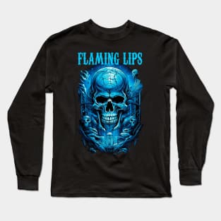 FLAMING LIPS BAND Long Sleeve T-Shirt